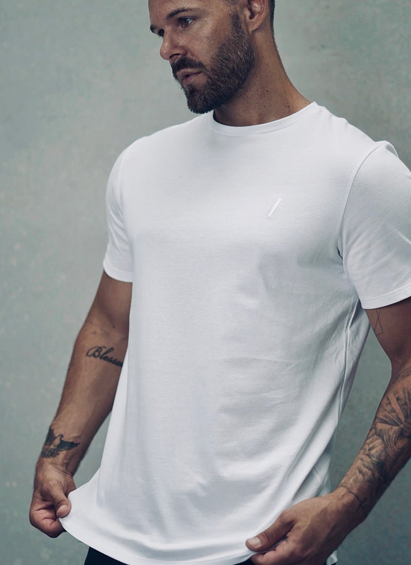 Subtle Slash / Australian-Made Organic Sustainable T-Shirt - HALSKA