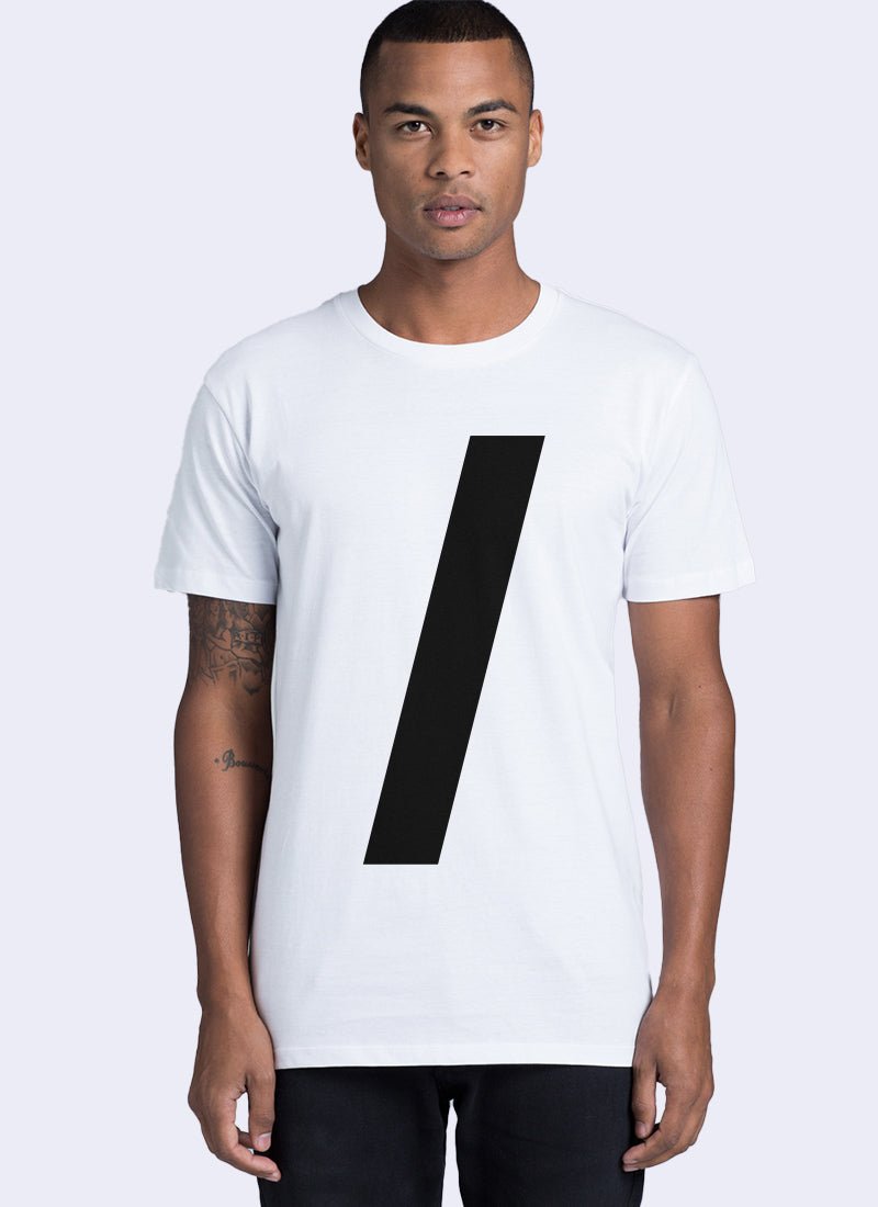 Bold Slash Organic T-Shirt - HALSKA