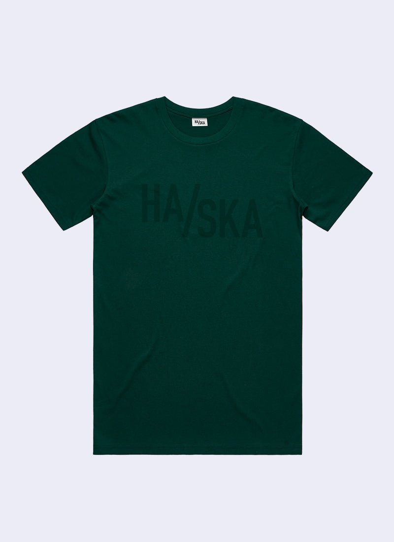 Fabric Print Green T-Shirt - HALSKA